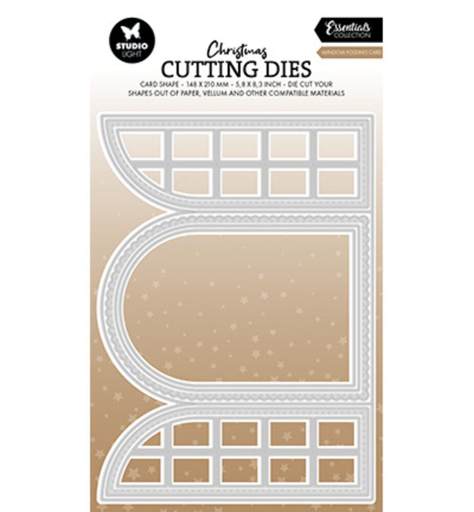 Studio Light Christmas Essentials Snijmal Window Folding Card (SL-ES-CD1019) Studio Light Christmas Essentials Snijmal Window Folding Card (SL-ES-CD1019)