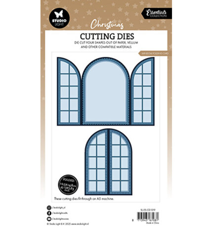 Studio Light Christmas Essentials Snijmal Window Folding Card (SL-ES-CD1019) Studio Light Christmas Essentials Snijmal Window Folding Card (SL-ES-CD1019)
