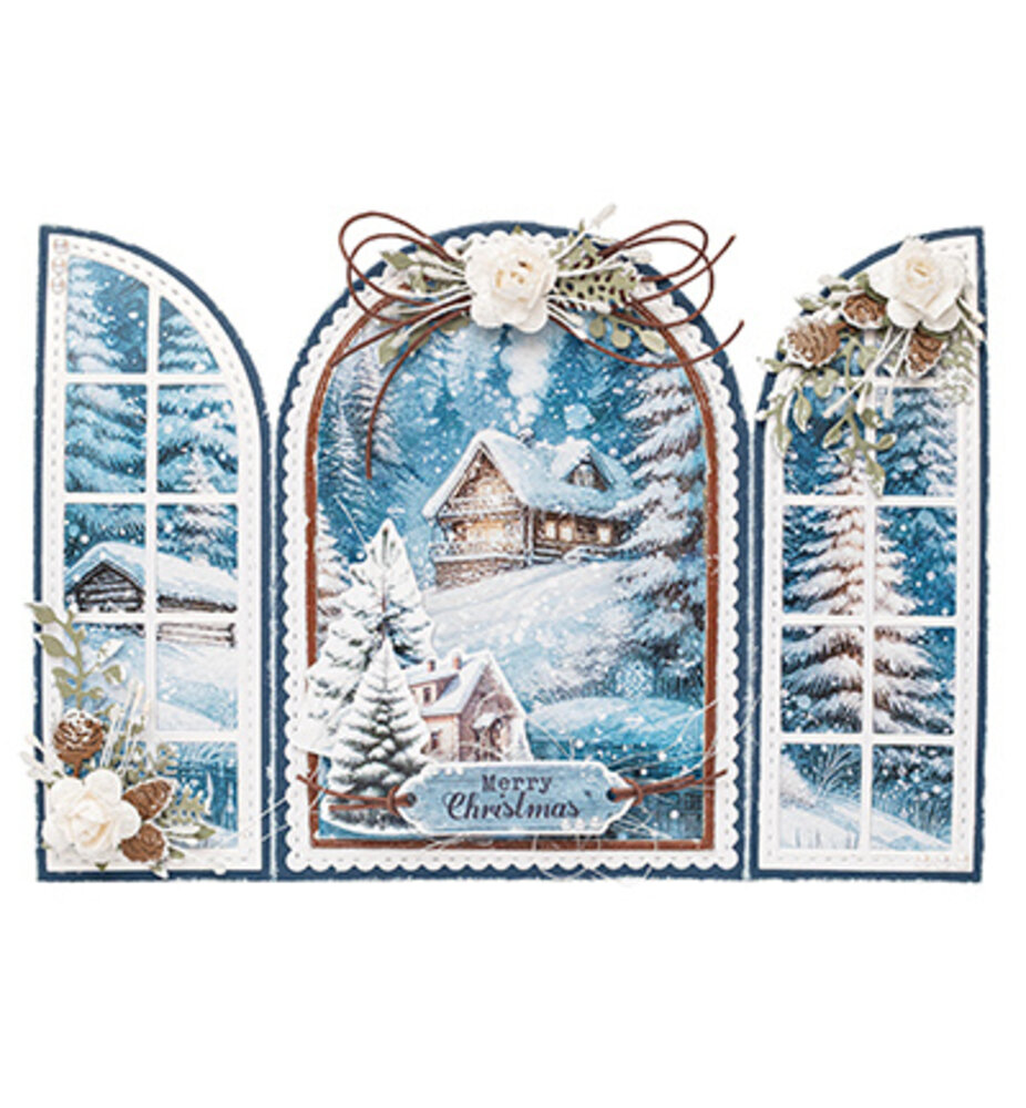 Studio Light Christmas Essentials Snijmal Window Folding Card (SL-ES-CD1019) Studio Light Christmas Essentials Snijmal Window Folding Card (SL-ES-CD1019)