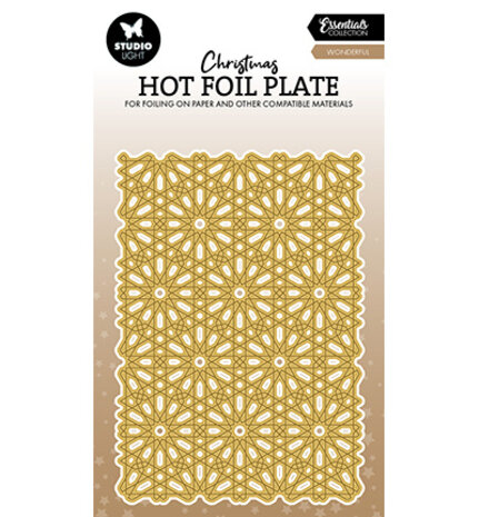 Studio Light Christmas Essentials Hot Foil Plate Snow Pattern (SL-ES-HFP02) Studio Light Christmas Essentials Hot Foil Plate Snow Pattern (SL-ES-HFP02)