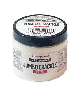 Stamperia Art Stories Texture Paste Jumbo Crackle Transparent Step 1 200ml (ASPS002) Stamperia Art Stories Texture Paste Jumbo Crackle Transparent Step 1 200ml (ASPS002)