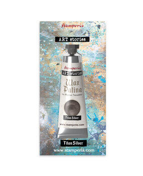 Stamperia Art Stories Wax Patina Titan Silver (KECW04)