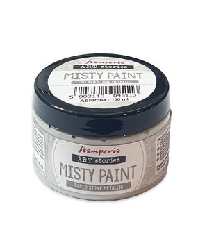Stamperia Art Stories Misty Paint Metallic Silver Stone (ASFP004)