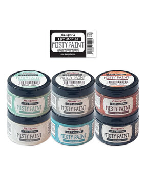 Stamperia Art Stories Misty Paint Selection (6pcs) (ASTX04) Stamperia Art Stories Misty Paint Selection (6pcs) (ASTX04)