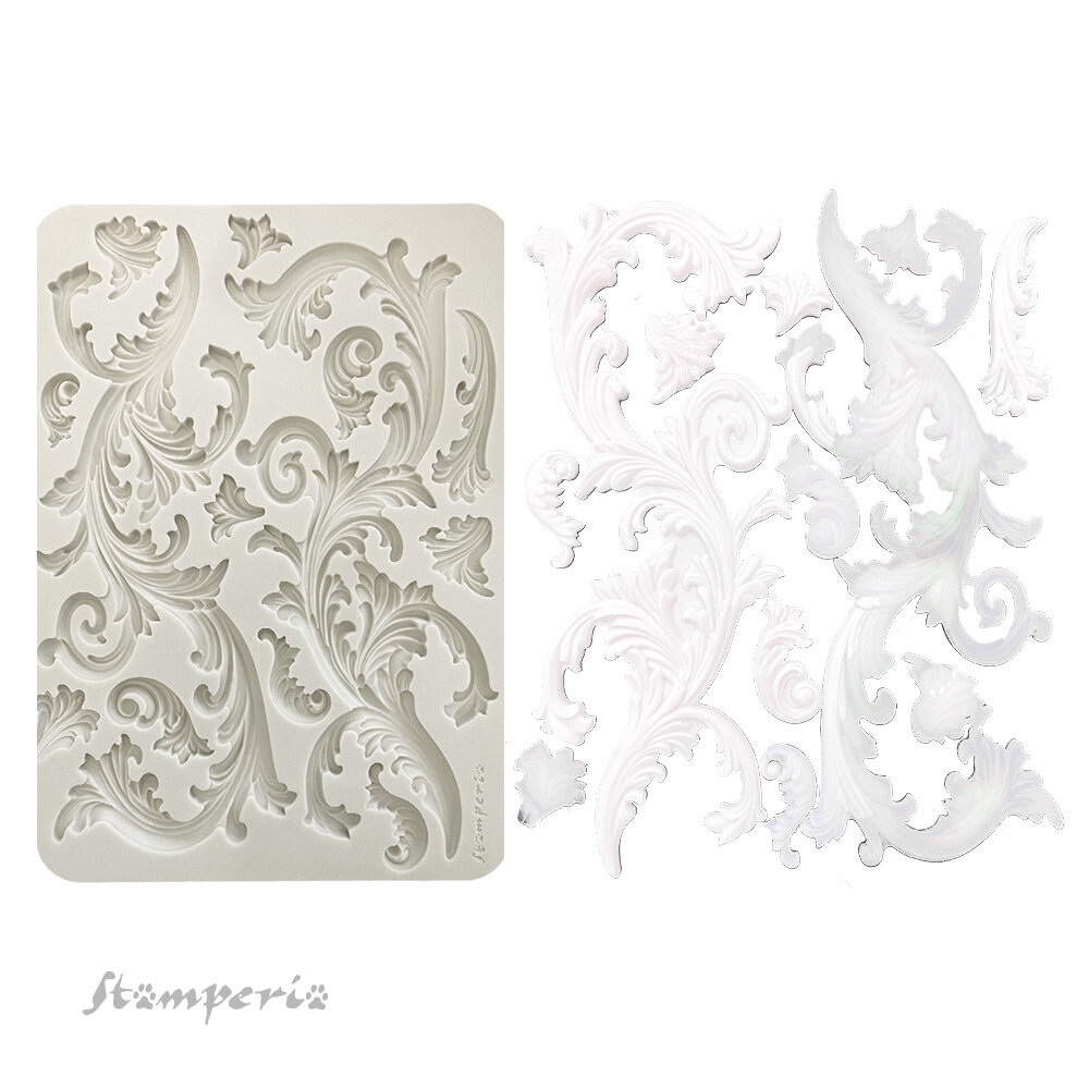 Stamperia Art Stories A4 Silicon Mould Swirls (KACMA403) Stamperia Art Stories A4 Silicon Mould Swirls (KACMA403)