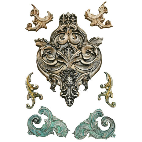 Stamperia Art Stories A4 Silicon Mould Frieze and Corners (KACMA404) Stamperia Art Stories A4 Silicon Mould Frieze and Corners (KACMA404)