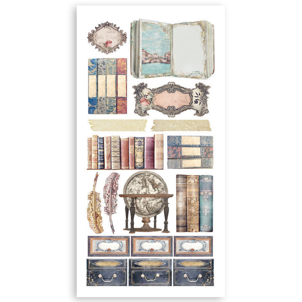 Stamperia Venice City of Art 6x12 Inch Paper Cut-outs (SBBCT14) Stamperia Venice City of Art 6x12 Inch Paper Cut-outs (SBBCT14)