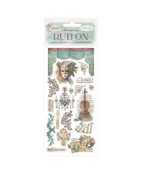 Stamperia Venice City of Art Rub-On 4x8,5 Inch Masks (DFLRB167) Stamperia Venice City of Art Rub-On 4x8,5 Inch Masks (DFLRB167)