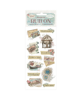 Stamperia Venice City of Art Rub-On 4x8,5 Inch Letters (DFLRB168)