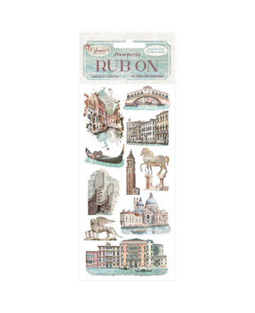 Stamperia Venice City of Art Rub-On 4x8,5 Inch Monuments (DFLRB170) Stamperia Venice City of Art Rub-On 4x8,5 Inch Monuments (DFLRB170)
