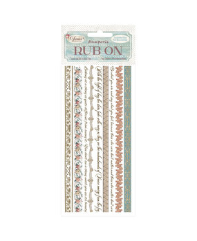 Stamperia Venice City of Art Rub-On 4x8,5 Inch Stripes (DFLRB171) Stamperia Venice City of Art Rub-On 4x8,5 Inch Stripes (DFLRB171)