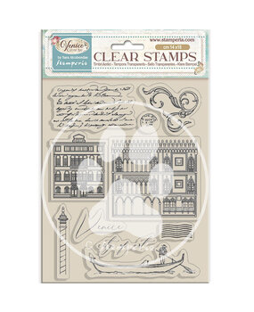 Stamperia Venice City of Art Clear Stamp Elements (WTK222) Stamperia Venice City of Art Clear Stamp Elements (WTK222)