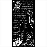 Stamperia Venice City of Art Thick Stencil 12x25cm Gondola (KSTDL120)
