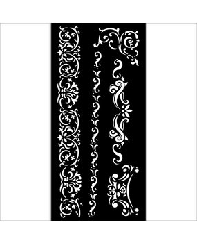 Stamperia Venice City of Art Thick Stencil 12x25cm Borders (KSTDL122) Stamperia Venice City of Art Thick Stencil 12x25cm Borders (KSTDL122)