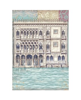 Stamperia Venice City of Art A4 Rice Paper Palace Museum (DFSA41040) Stamperia Venice City of Art A4 Rice Paper Palace Museum (DFSA41040)