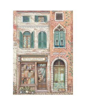 Stamperia Venice City of Art A4 Rice Paper Antica Legatoria (DFSA41041)