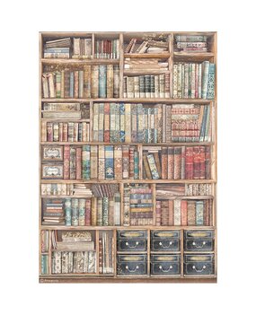 Stamperia Venice City of Art A4 Rice Paper Vintage Books (DFSA41044) Stamperia Venice City of Art A4 Rice Paper Vintage Books (DFSA41044)