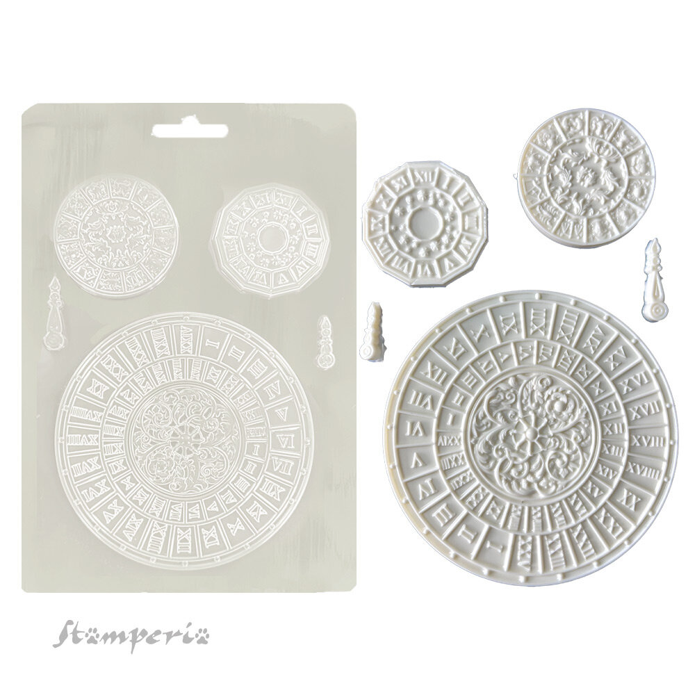 Stamperia Venice City of Art A5 Soft Mould Clocks (K3PTA5673) Stamperia Venice City of Art A5 Soft Mould Clocks (K3PTA5673)