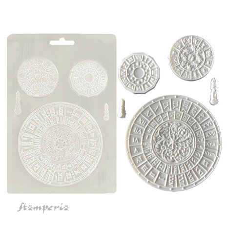 Stamperia Venice City of Art A5 Soft Mould Clocks (K3PTA5673) Stamperia Venice City of Art A5 Soft Mould Clocks (K3PTA5673)