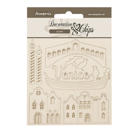 Stamperia Venice City of Art Decorative Chips Elements (SCB269) Stamperia Venice City of Art Decorative Chips Elements (SCB269)