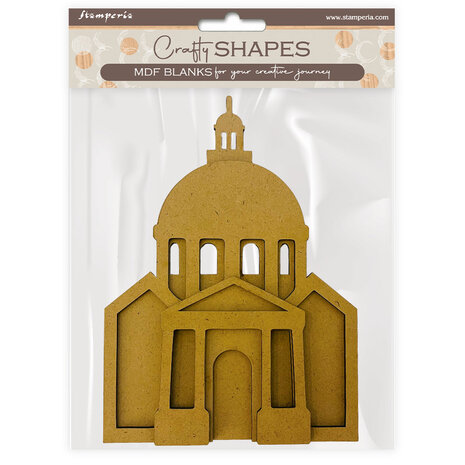 Stamperia Venice City of Art MDF Crafty Shapes Blanks Basilica (KLSM55)
