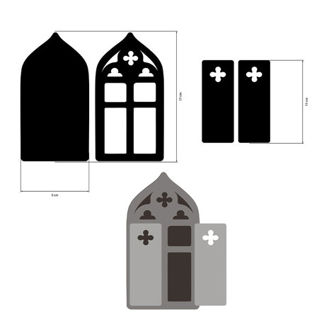 Stamperia Venice City of Art MDF Crafty Shapes Blanks Window (KLSM58) Stamperia Venice City of Art MDF Crafty Shapes Blanks Window (KLSM58)