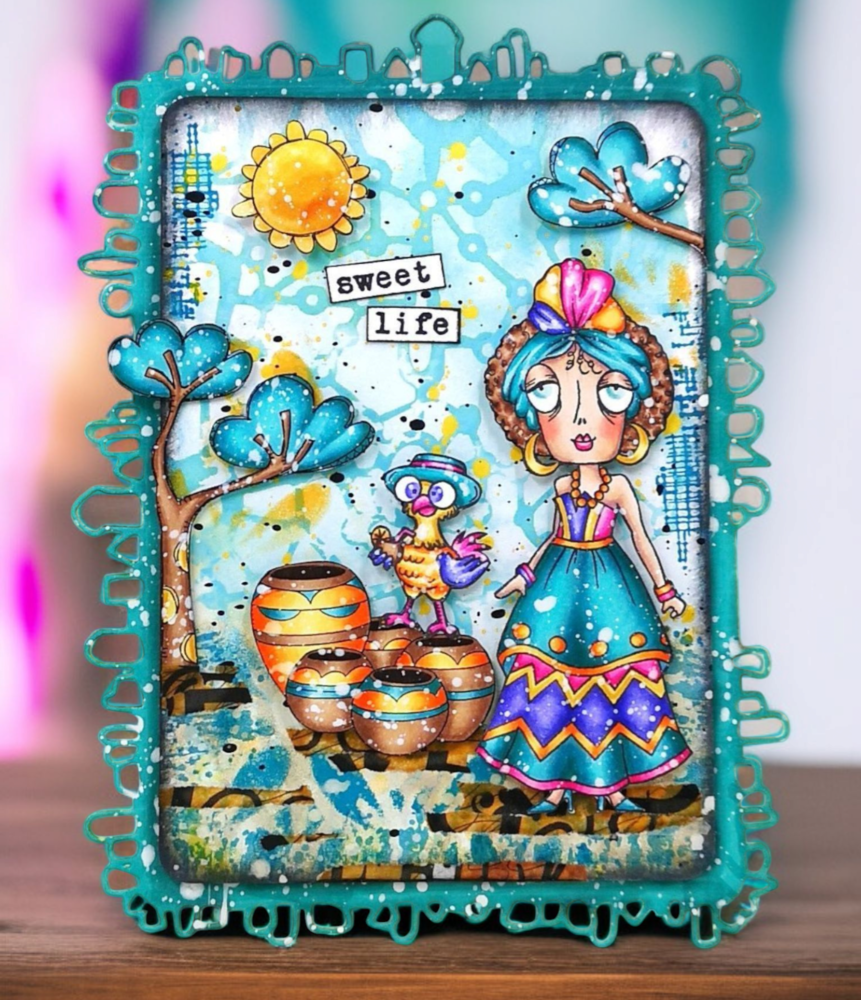 AALL and Create Clear Stamp Set A7 Island Queen Dee (AALL-TP-1277)