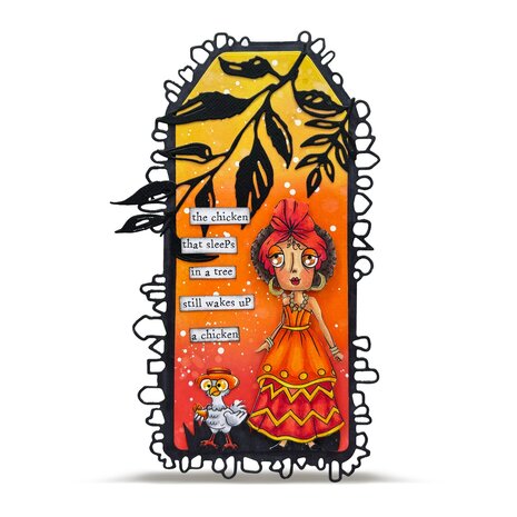 AALL and Create Clear Stamp Set A7 Island Queen Dee (AALL-TP-1277)