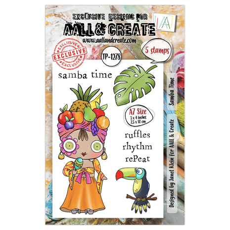 AALL and Create Clear Stamp Set A7 Samba Time (AALL-TP-1278) AALL and Create Clear Stamp Set A7 Samba Time (AALL-TP-1278)