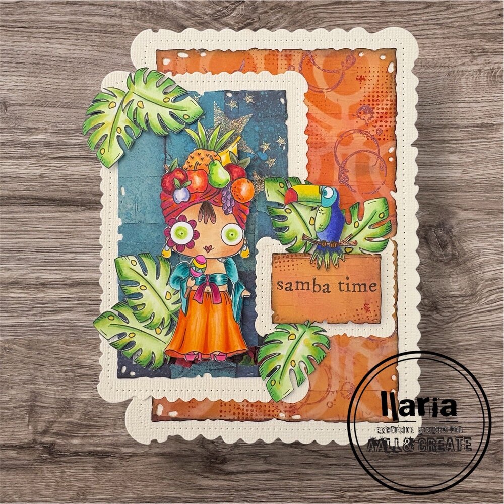 AALL and Create Clear Stamp Set A7 Samba Time (AALL-TP-1278) AALL and Create Clear Stamp Set A7 Samba Time (AALL-TP-1278)