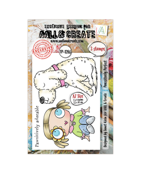 AALL and Create Clear Stamp Set A7 Pawsitively Perfect (AALL-TP-1286)