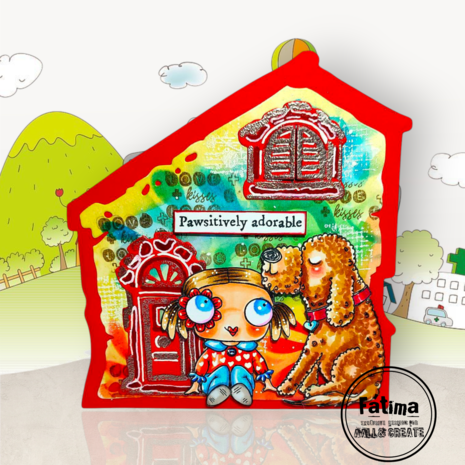 AALL and Create Clear Stamp Set A7 Pawsitively Perfect (AALL-TP-1286)