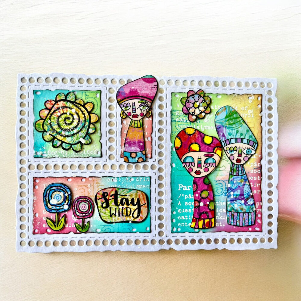 AALL and Create Ephemera Die-cuts Bohemians (AALL-EP-091)