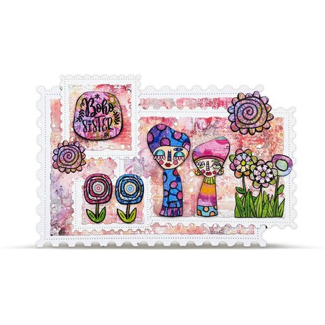 AALL and Create Ephemera Die-cuts Bohemians (AALL-EP-091)