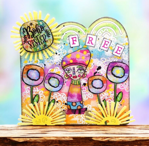 AALL and Create Ephemera Die-cuts Bohemians (AALL-EP-091)