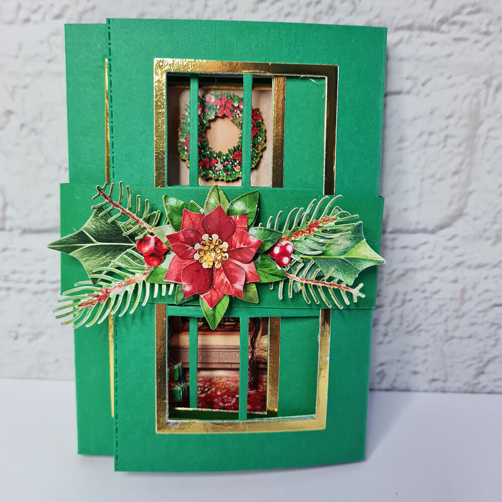 Katy Sue 3D Die-Cut Decoupage Christmas Fireplace Scene (11-DCD728) Katy Sue 3D Die-Cut Decoupage Christmas Fireplace Scene (11-DCD728)