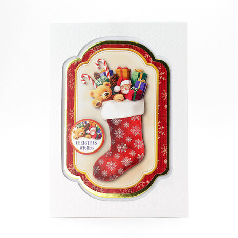 Katy Sue 3D Die-Cut Decoupage Christmas Stockings (11-DCD729)