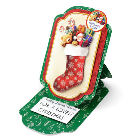 Katy Sue 3D Die-Cut Decoupage Christmas Stockings (11-DCD729)