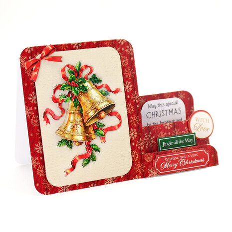 Katy Sue 3D Die-Cut Decoupage Jingle Bells (11-DCD730) Katy Sue 3D Die-Cut Decoupage Jingle Bells (11-DCD730)