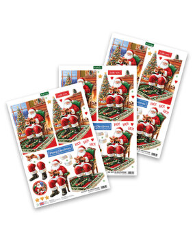 Katy Sue 3D Die-Cut Decoupage Santa's Story (11-DCD734)