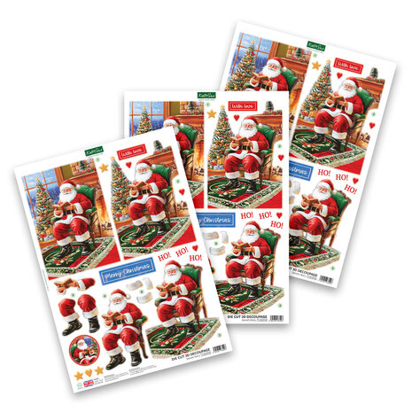 Katy Sue 3D Die-Cut Decoupage Santa's Story (11-DCD734)