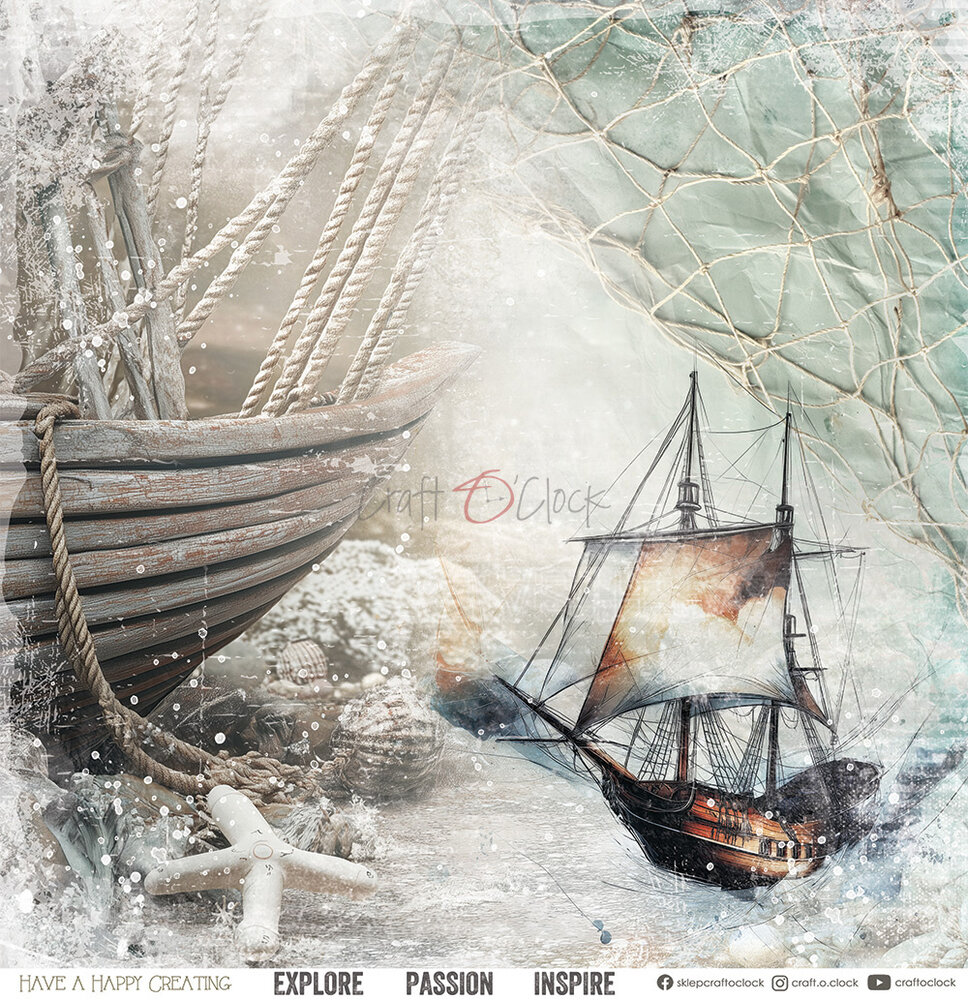 Craft O'Clock Emerald Tales 12x12 Inch Paper Set (CC-F40-ET-00)