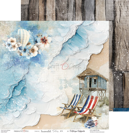 Craft O'Clock Emerald Tales 12x12 Inch Paper Set (CC-F40-ET-00)