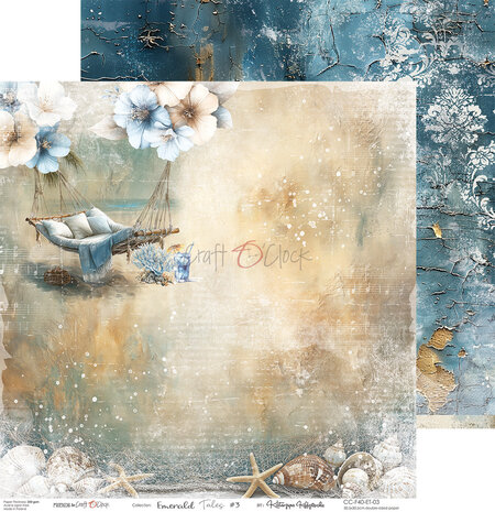 Craft O'Clock Emerald Tales 12x12 Inch Paper Set (CC-F40-ET-00)