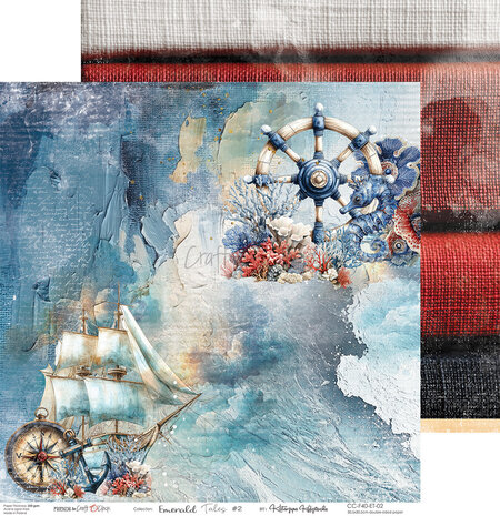 Craft O'Clock Emerald Tales 12x12 Inch Paper Set (CC-F40-ET-00)