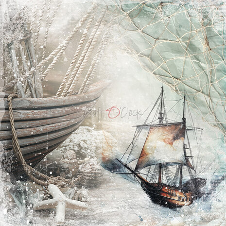 Craft O'Clock Emerald Tales 8x8 Inch Paper Set (CC-F40-ET-07) Craft O'Clock Emerald Tales 8x8 Inch Paper Set (CC-F40-ET-07)