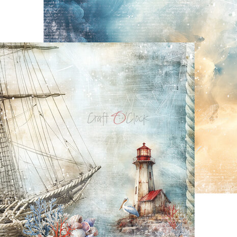 Craft O'Clock Emerald Tales 8x8 Inch Paper Set (CC-F40-ET-07) Craft O'Clock Emerald Tales 8x8 Inch Paper Set (CC-F40-ET-07)