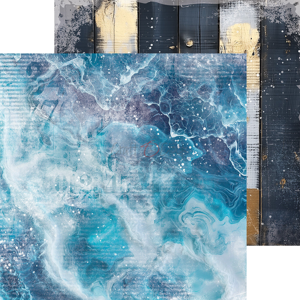 Craft O'Clock Emerald Tales 8x8 Inch Basic Papers Set (CC-F40-ET-08)