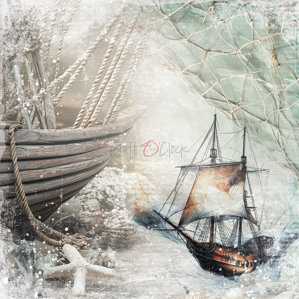 Craft O'Clock Emerald Tales 6x6 Inch Paper Set (CC-F40-ET-10) Craft O'Clock Emerald Tales 6x6 Inch Paper Set (CC-F40-ET-10)