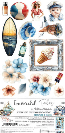 Craft O'Clock Emerald Tales Extras Set Flowers (CC-F40-ET-11)